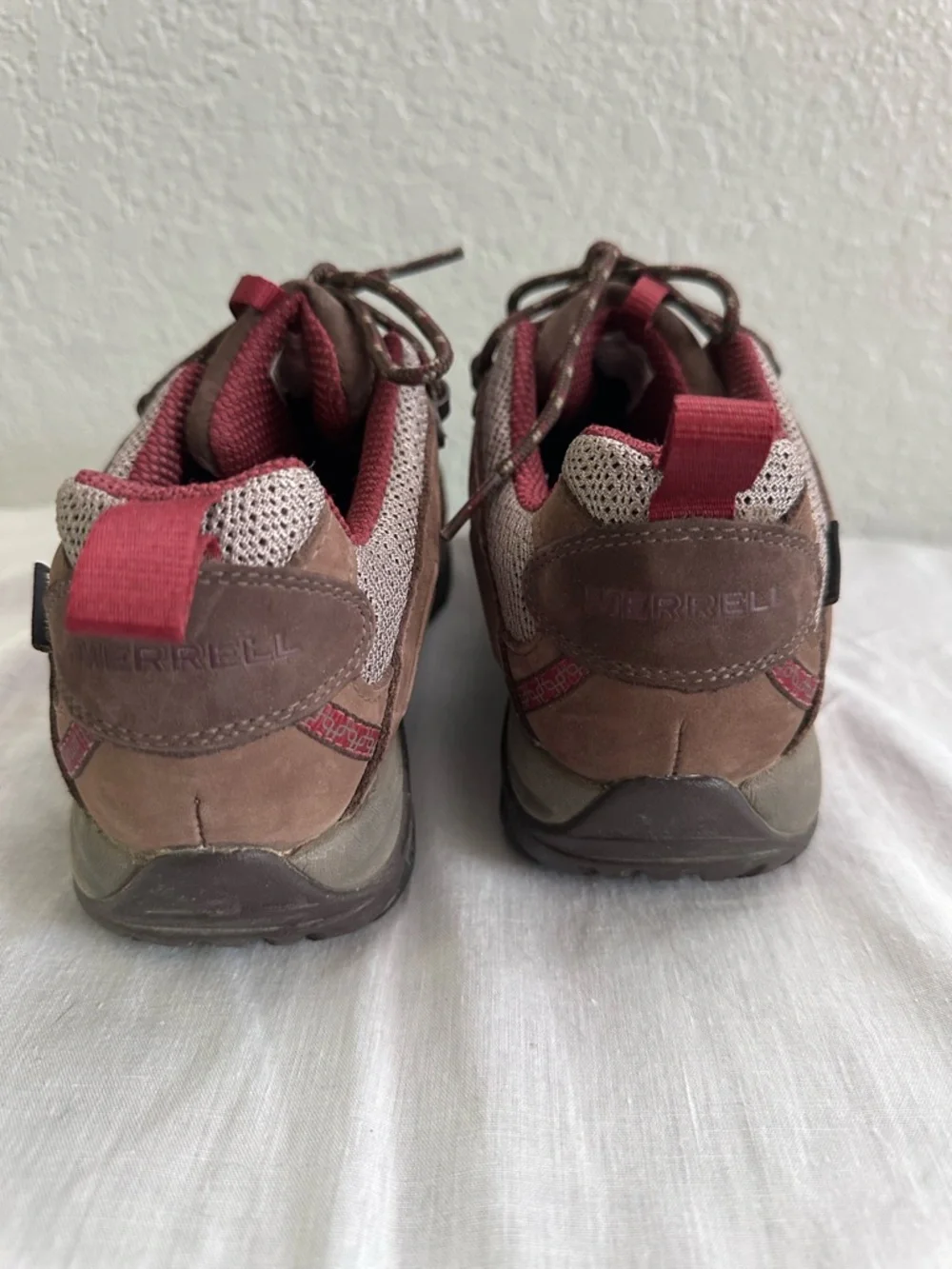 Merrell Siren Sport GTX Waterproof Hiking Shoes Women’s 8.5 Brown Vibram Trail - Picture 4 of 8